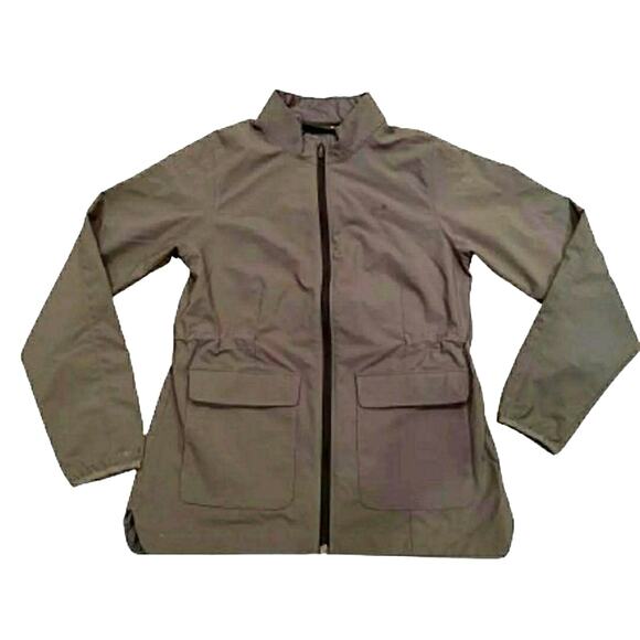 Under Armour Women's SM Gray Loose Fit Windbreaker jacket - Picture 1 of 5
